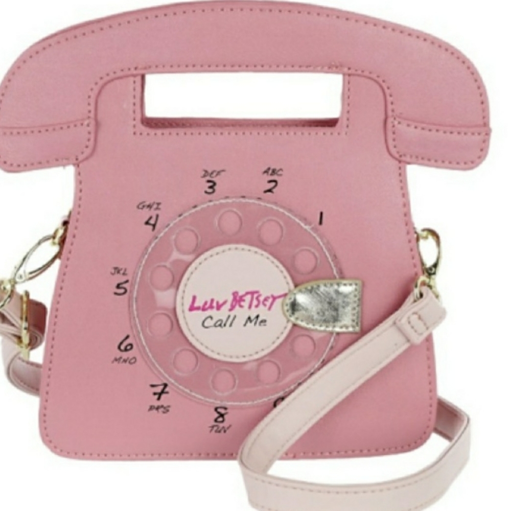 Bestey Johnson Telephone Pink Crossbody